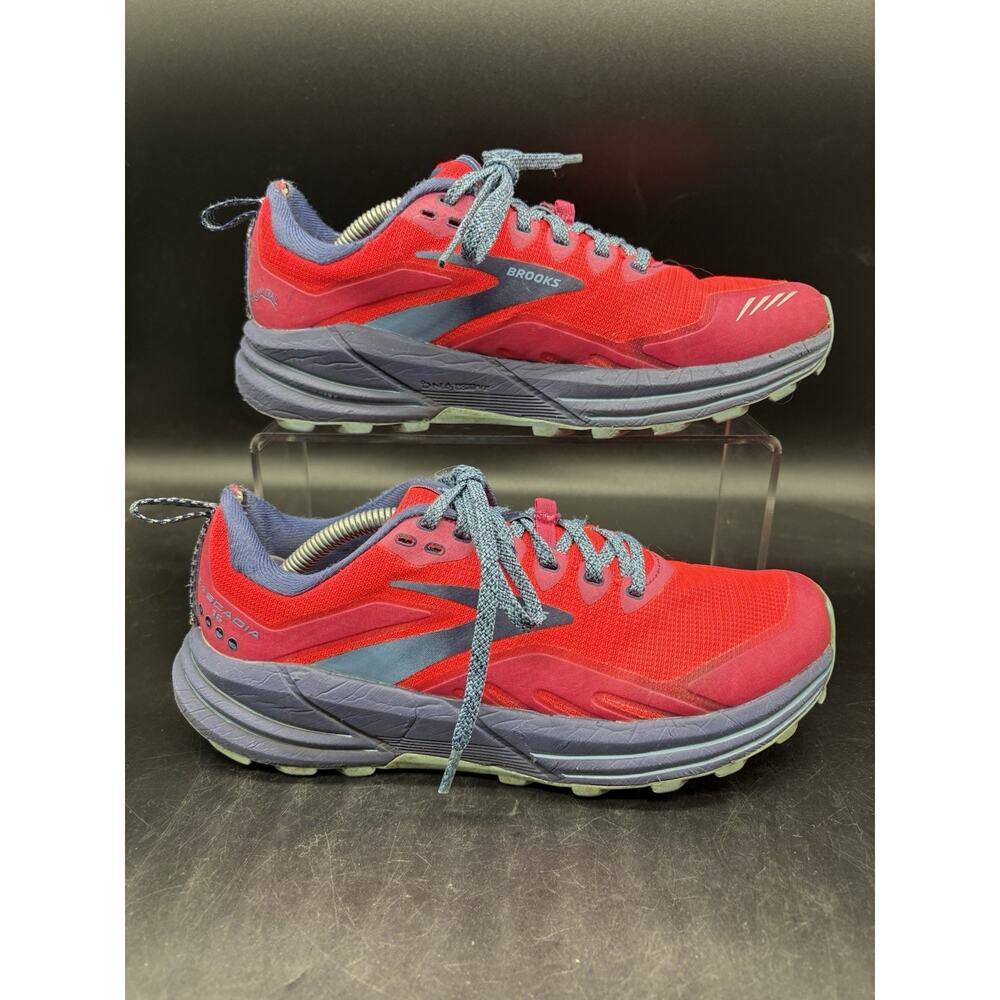 Brooks Cascadia 16 Pink Cobalt Trail Running Shoes Women’s Size 7.5 1203631B647